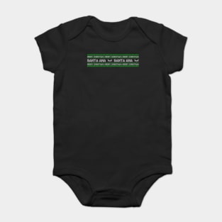 Santa Ana Christmas Baby Bodysuit